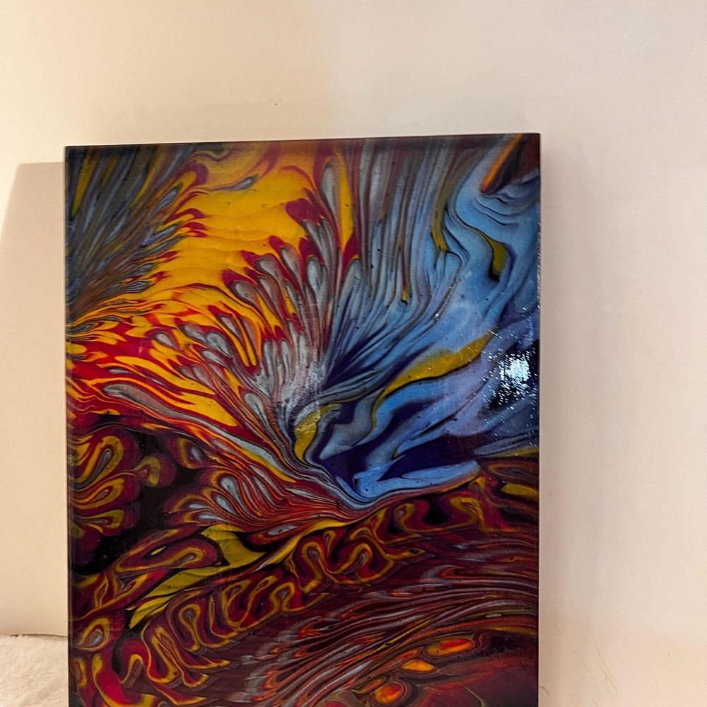 Acrylic pot painting
